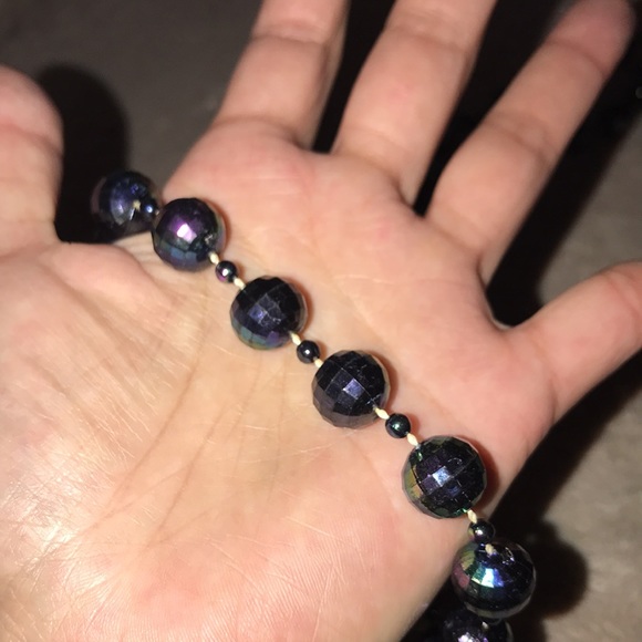 Iridescent disco 🪩 ball necklace 40” 💕 - Picture 3 of 4